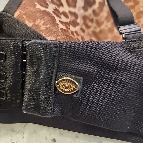 sofia vergara intimates Bra Small Black Animal Print Wireless - Picture 3 of 6